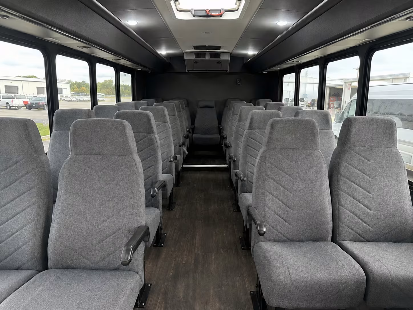 20 passenger minibus interior