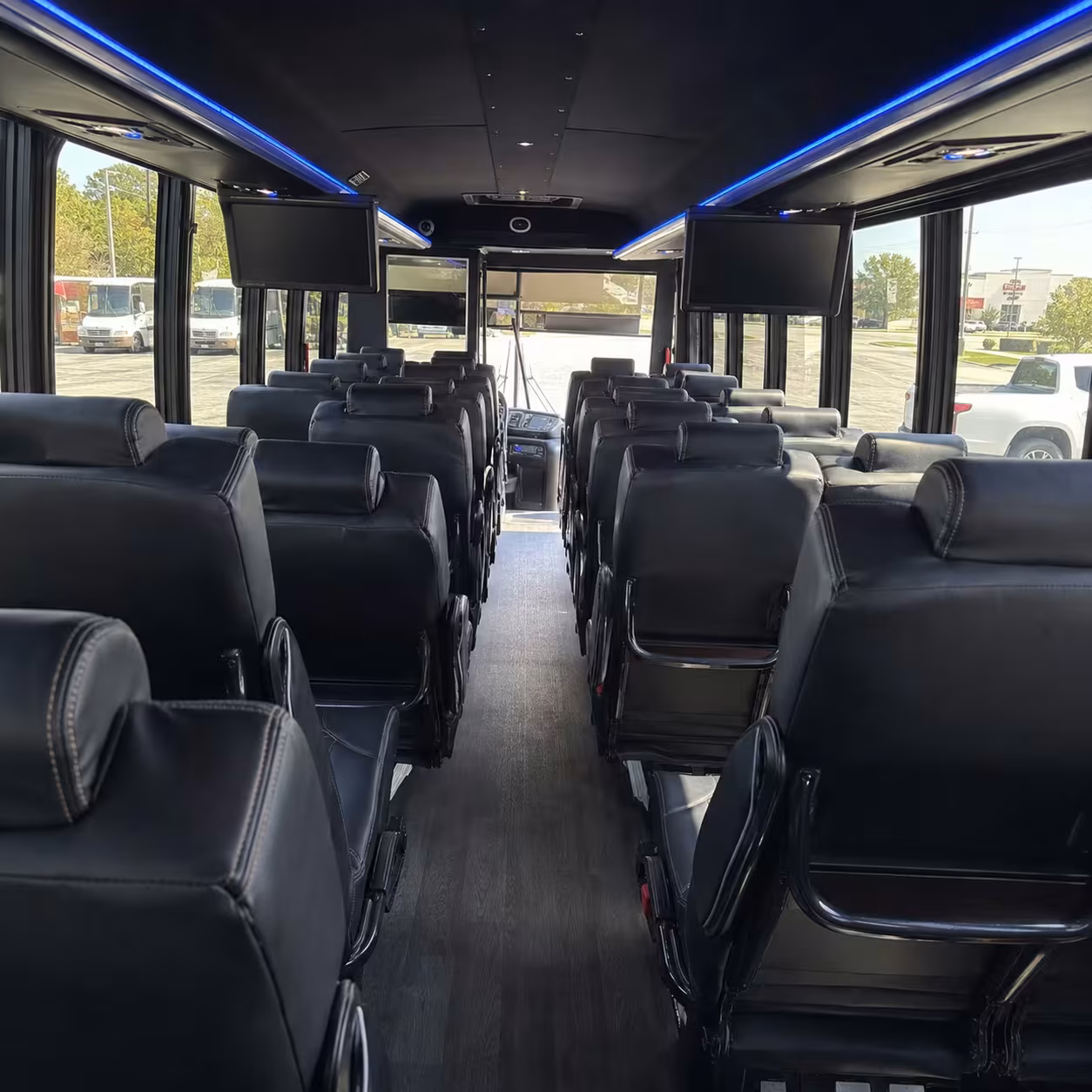 30 passenger minibus inside