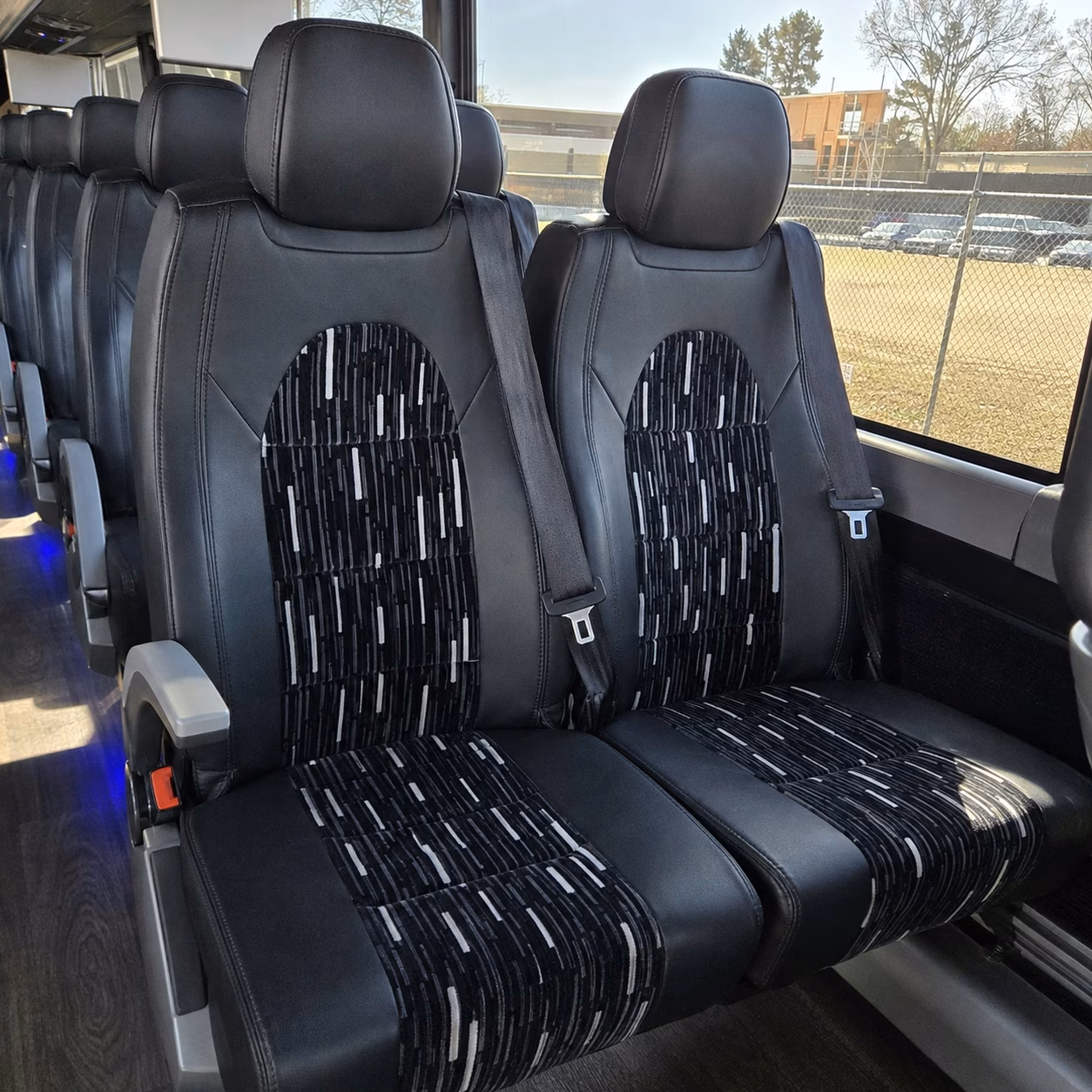 newark charter bus rentals for group transfers to ewr