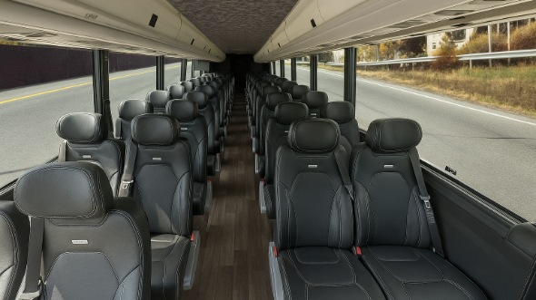25 passenger minibus interior newark