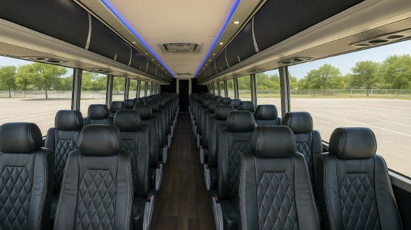 newark 54 passenger charter bus rental