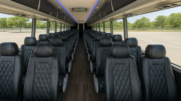 newark 55 passenger charter bus rental