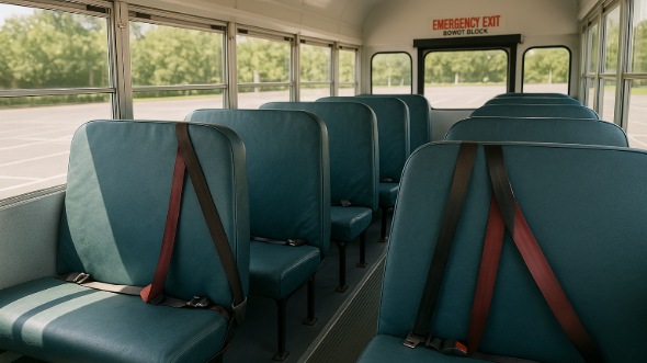 school bus rental interior newark