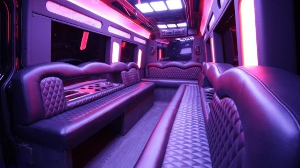 sprinter limo rental interior newark